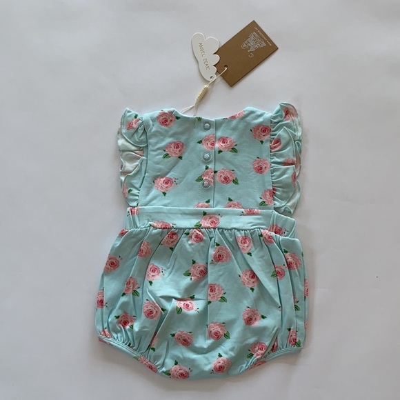 Angel Dear Bamboo Knit Romper Baby Girl - Picture 2 of 6